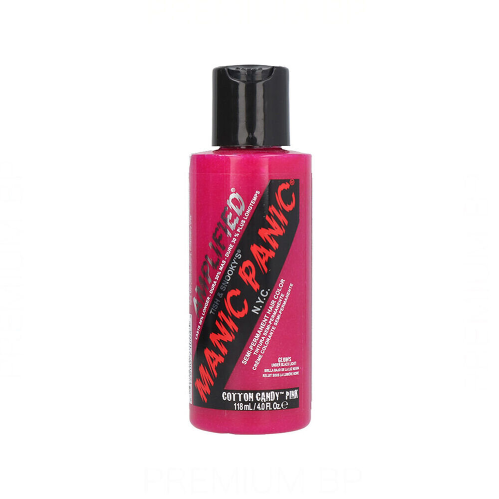 Pusiau ilgalaikiai plaukų dažai Manic Panic Candy Pink Amplified Spray, 118 ml kaina ir informacija | Plaukų dažai | pigu.lt