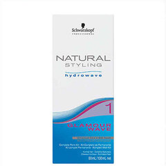 Formavimo vaškas Schwarzkopf Natural Styling Glamour Wave Kit 1, 80 ml+ 100 ml kaina ir informacija | Plaukų formavimo priemonės | pigu.lt