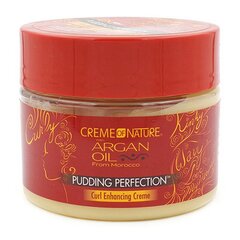 Plaukų formavimo kremas Argan Oil Pudding Perfection Creme Of Nature Pudding Perfection, 340 ml kaina ir informacija | Plaukų formavimo priemonės | pigu.lt