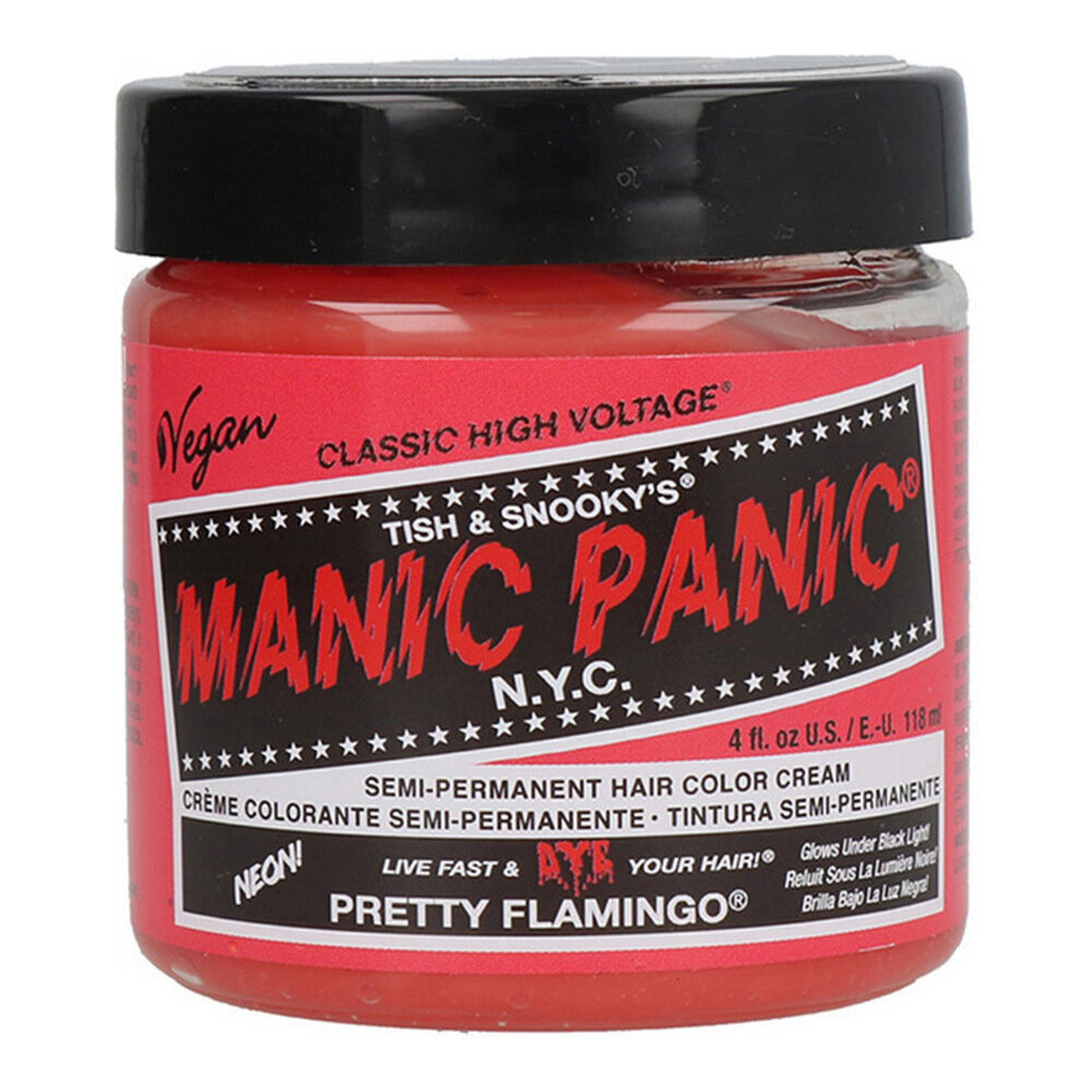 Ilgalaikiai plaukų dažai Manic Panic Classic ‎HCR 11023-2pk Pretty Flamingo, 118 ml kaina ir informacija | Plaukų dažai | pigu.lt