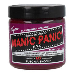 Ilgalaikiai plaukų dažai Classic Manic Panic ‎HCR 11013 Fuschia Shock, 118 ml kaina ir informacija | Plaukų dažai | pigu.lt