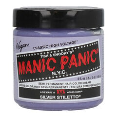 Ilgalaikiai plaukų dažai Manic Panic Classic Silver Stiletto, 118 ml kaina ir informacija | Plaukų dažai | pigu.lt