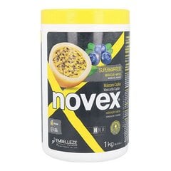 Plaukų kaukė Novex Superhairfood Mėlynė Pasiflora 400 ml kaina ir informacija | novex Kvepalai, kosmetika | pigu.lt