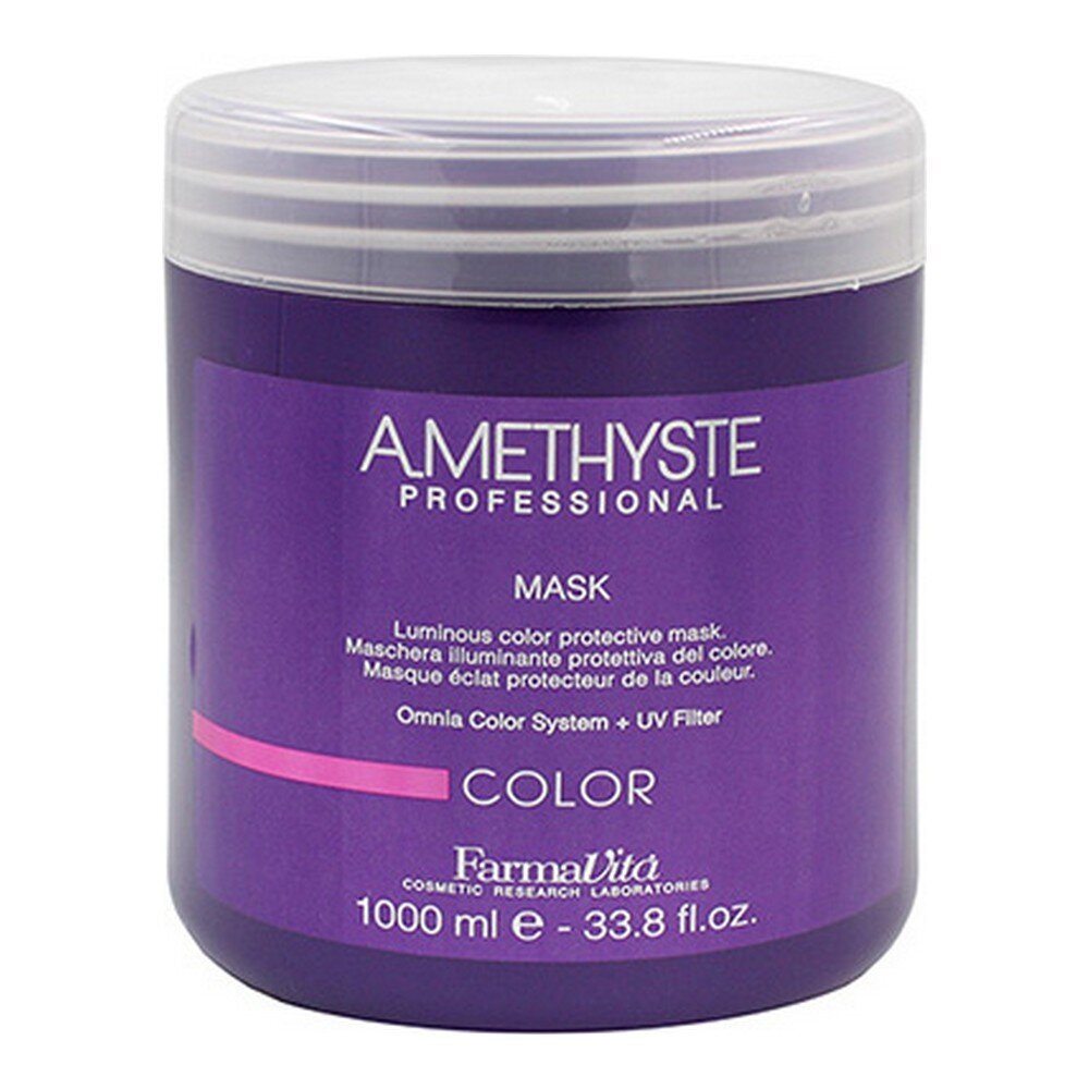 Plaukų kaukė Farmavita Amethyste Color 1000 ml цена и информация | Priemonės plaukų stiprinimui | pigu.lt