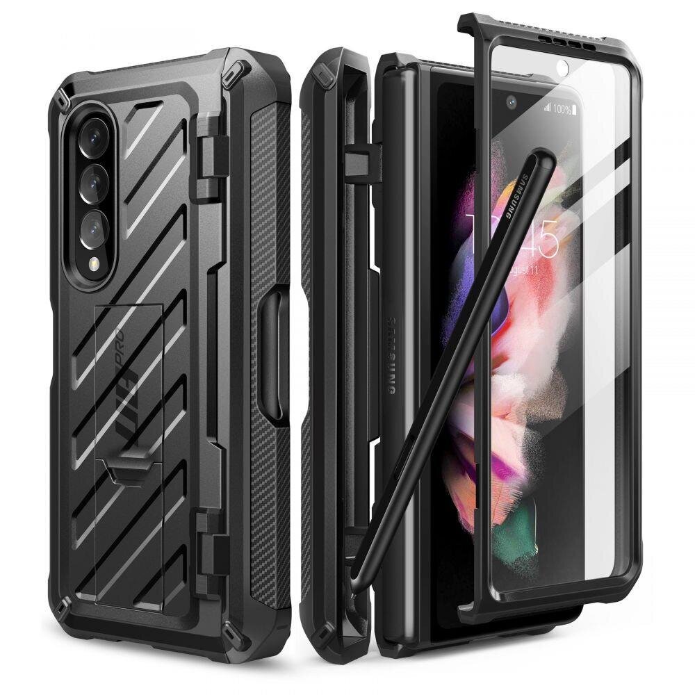 Supcase Unicorn Beetle Pro, Galaxy Z Fold 3 Black цена и информация | Telefono dėklai | pigu.lt