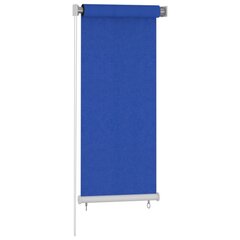 vidaXL Lauko roletas, mėlynos spalvos, 60x140cm, HDPE цена и информация | Жалюзи | pigu.lt