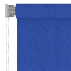 vidaXL Lauko roletas, mėlynos spalvos, 100x140cm, HDPE kaina ir informacija | Žaliuzės | pigu.lt