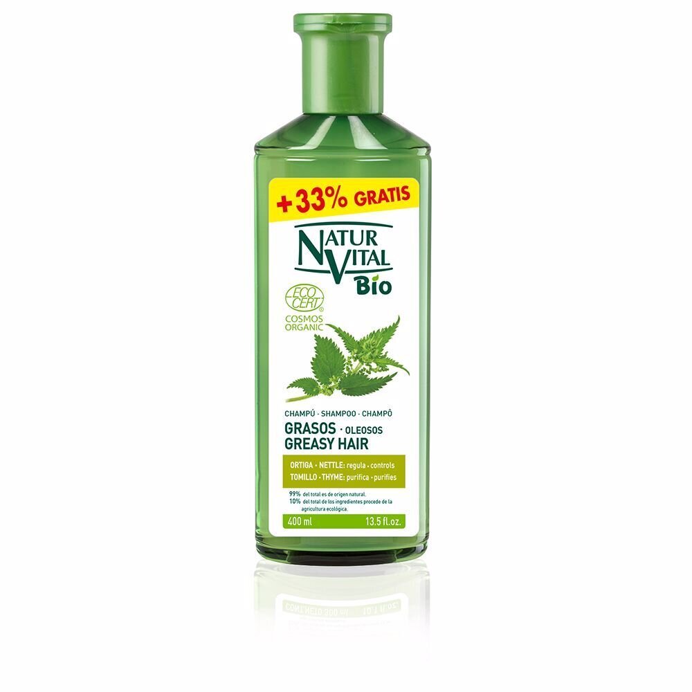 Šampūnas Natur Vital Greasy Hair, 400 ml kaina ir informacija | Šampūnai | pigu.lt