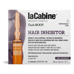 Ампулы против выпадения волос laCabine Hair Inhibitor, 7x7 мл цена и информация | Сыворотки для лица, масла | pigu.lt