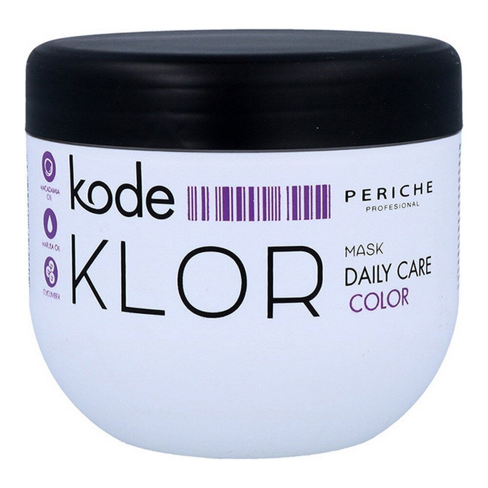 Plaukų kaukė Periche Kode Klor Color Daily Care, 500 ml kaina ir informacija | Priemonės plaukų stiprinimui | pigu.lt