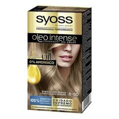 Постоянная краска Olio Intense Syoss Nº 8,50, светлый золотисто-пепельный цена и информация | Краска для волос | pigu.lt