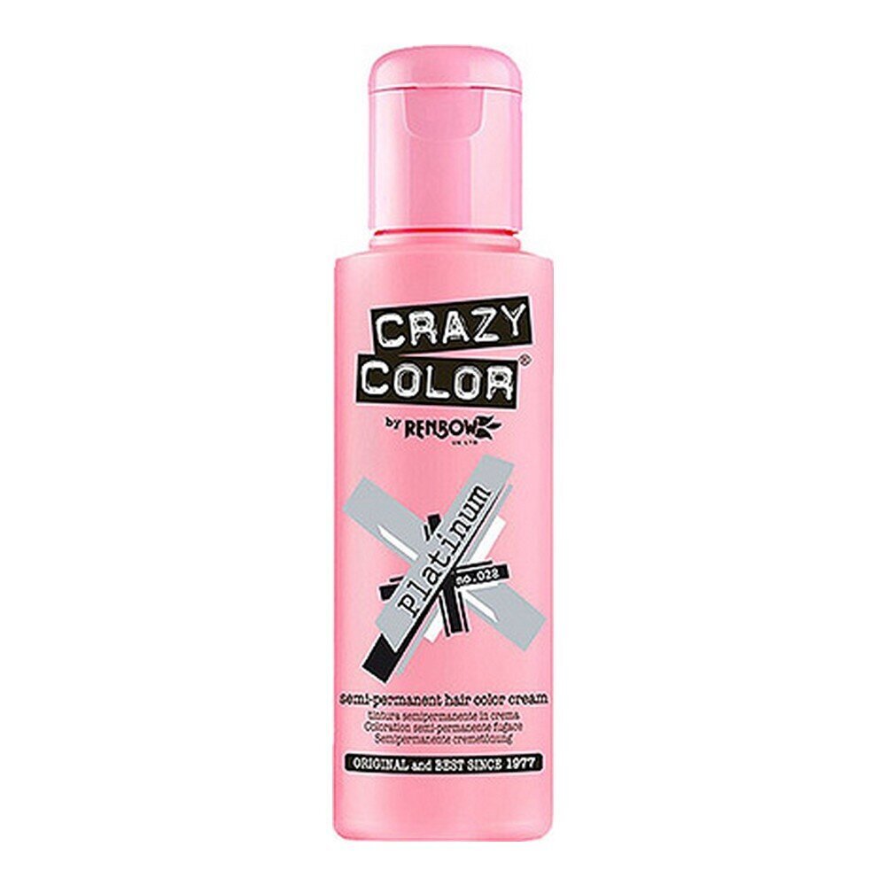 Ilgalaikiai plaukų dažai Platinium Crazy Color Nº 028, 100 ml kaina |  pigu.lt