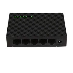 Переключатель iggual GES5000 10 Gbps Gigabit Ethernet Чёрный цена и информация | Коммутаторы (Switch) | pigu.lt