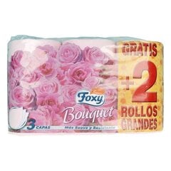 Туалетная бумага Foxy Bouquet, 3 слоя (6 шт.) цена и информация | Туалетная бумага, бумажные полотенца | pigu.lt
