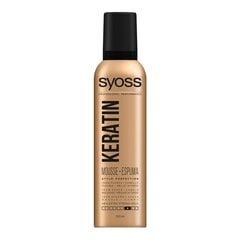 Putos plaukų formavimui Keratin Syoss, 250 ml kaina ir informacija | Plaukų formavimo priemonės | pigu.lt