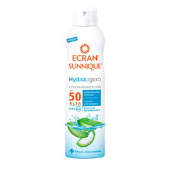 Purškiklis nuo saulės Ecran Sunnique Hydraligero Spf 50, 250 ml kaina ir informacija | Kremai nuo saulės | pigu.lt