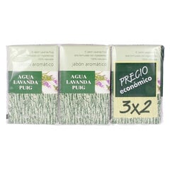 Мыло для рук Agua Lavanda Puig Agua Lavanda (3 pcs) цена и информация | Мыло | pigu.lt