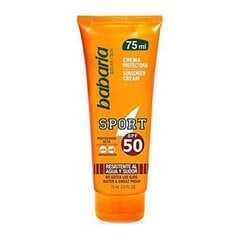 Losjonas nuo saulės sportininkams Babaria Solar Sport Waterproof Spf 50, 75 ml kaina ir informacija | Kremai nuo saulės | pigu.lt