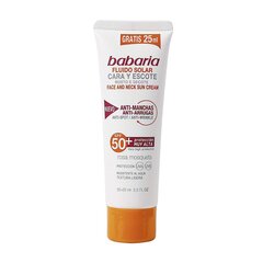 Kremas nuo saulės veidui Solar Adn Sensitive Babaria Spf 50, 75 ml kaina ir informacija | Kremai nuo saulės | pigu.lt