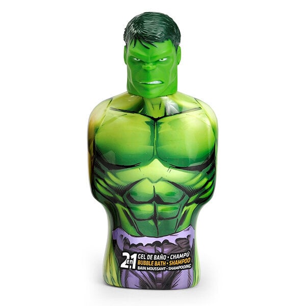 2-in-1 Gelis ir šampūnas Avengers Hulk Cartoon, 475 ml kaina ir informacija | Šampūnai | pigu.lt