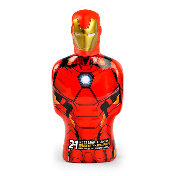 2-in-1 Gelis ir šampūnas Avengers Iron Man Cartoon, 475 ml цена и информация | Šampūnai | pigu.lt