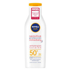 Солнцезащитный крем Sensitive Nivea (200 мл) цена и информация | Кремы от загара | pigu.lt