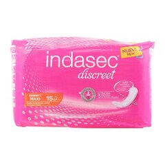 Įklotai nuo pratekėjimo Discreet Maxi Indasec kaina ir informacija | Tamponai, higieniniai paketai, įklotai | pigu.lt