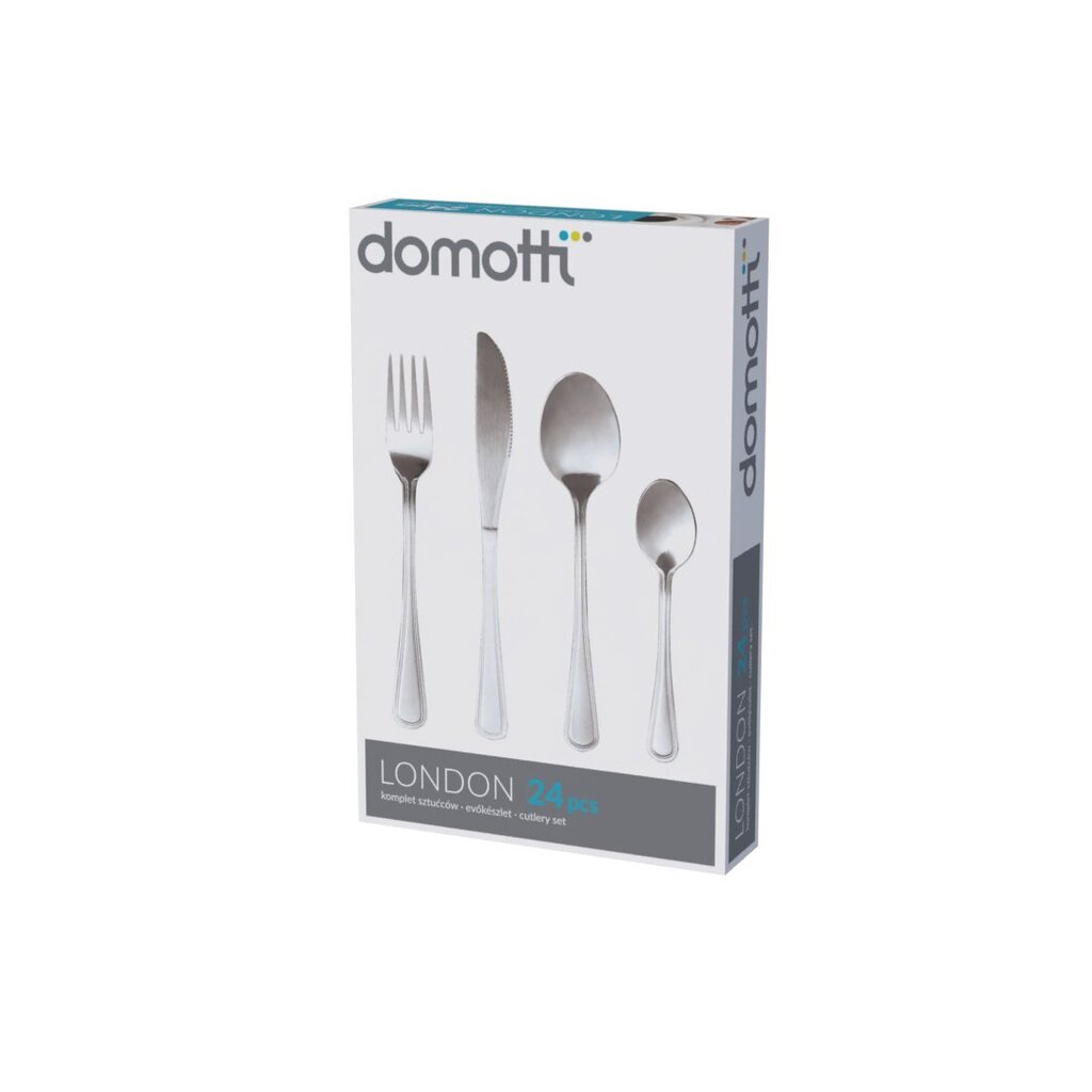Domotti stalo įrankių rinkinys London, 24 dalių kaina ir informacija | Stalo įrankiai | pigu.lt