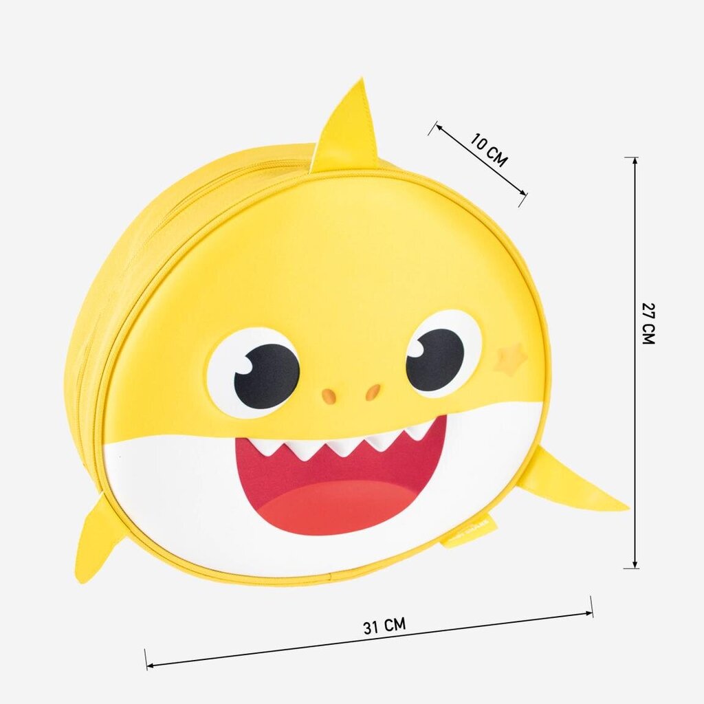 Kuprinė vaikams Baby Shark, geltona kaina ir informacija | Kuprinės mokyklai, sportiniai maišeliai | pigu.lt