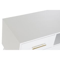 ТВ шкаф DKD Home Decor Белый Металл MDF (140 x 52 x 40 cm) цена и информация | Тумбы под телевизор | pigu.lt