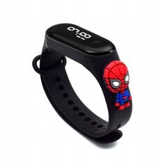 Vaikiškas išmanusis laikrodis Spiderman 50 mAh juodas kaina ir informacija | Aksesuarai vaikams | pigu.lt