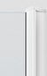 Pusapvalė dušo sienelė Ifö Space SBVK 800 White, skaidrus stiklas su rankenos profiliu kaina ir informacija | Dušo durys ir sienelės | pigu.lt