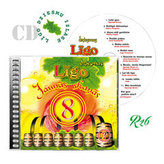 CD Līgo dziesmas Jaunās Skaņās 8 - Populiarių latvių Ligo dainų rinkinys kaina ir informacija | Vinilinės plokštelės, CD, DVD | pigu.lt
