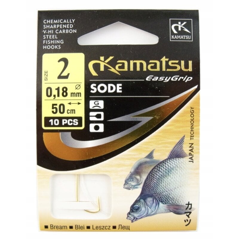 Крючки с поводком KAMATSU Sode Bream 50см Nr.8 цена