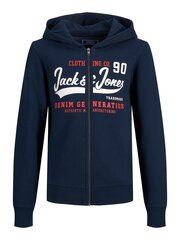 Jack & Jones megztinis berniukams 12218049*02, mėlynas kaina ir informacija | Megztiniai, bluzonai, švarkai berniukams | pigu.lt