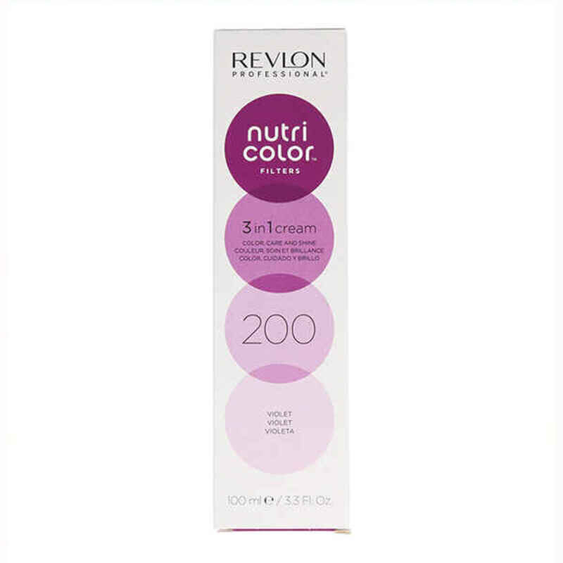 Plaukų dažymo kremas Nutri Color Filters Revlon Violetinė, 100 ml kaina ir informacija | Plaukų dažai | pigu.lt