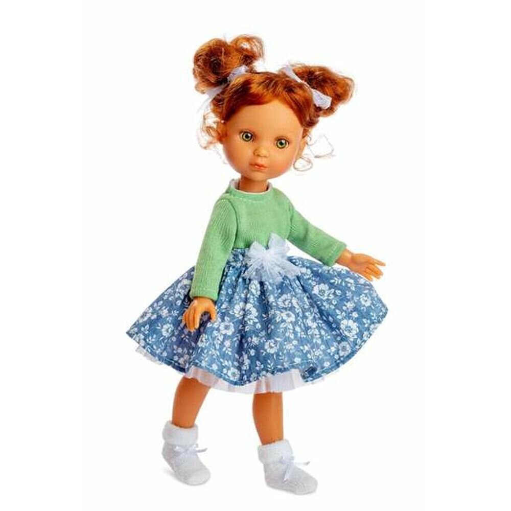 Kūdikio lėlė Berjuan Eva Redhead Green Jersey 35 cm kaina ir informacija | Žaislai mergaitėms | pigu.lt