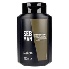 Šampūnas vyrams The Multitasker 3 in 1 Seb Man, 250 ml kaina ir informacija | Šampūnai | pigu.lt