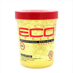Vidutinio stiprumo gelis Eco Style su argano aliejumi, 946 ml. kaina ir informacija | Plaukų formavimo priemonės | pigu.lt