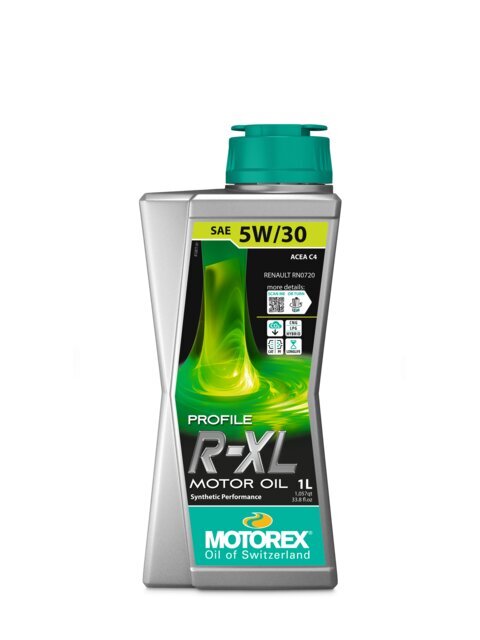 MOTOREX PROFILE R-XL C4 5W30 1L alyva kaina ir informacija | Variklinės alyvos | pigu.lt