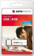 AgfaPhoto FlashDrive USB 2.0 8GB kaina ir informacija | USB laikmenos | pigu.lt