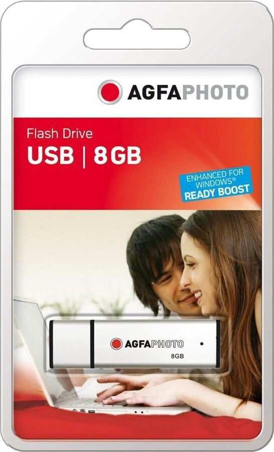 AgfaPhoto USB 2.0 8GB цена и информация | USB laikmenos | pigu.lt