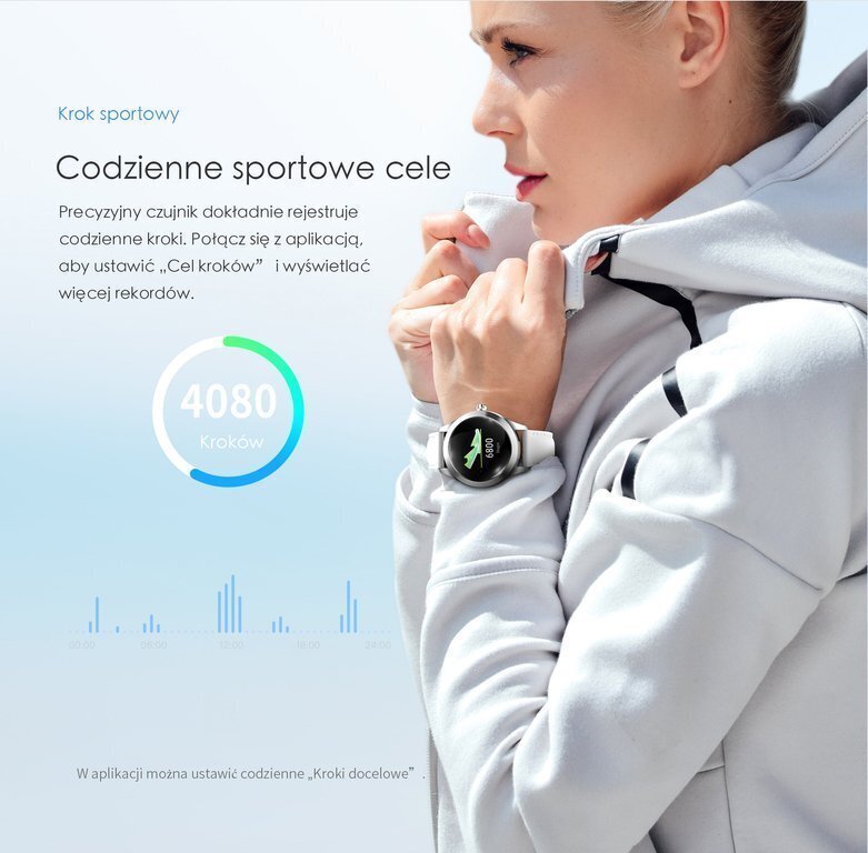 G. Rossi SW017 Rose Gold kaina ir informacija | Išmanieji laikrodžiai (smartwatch) | pigu.lt