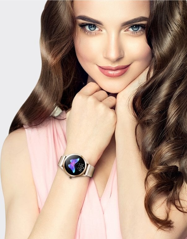 G. Rossi SW017 Rose Gold цена и информация | Išmanieji laikrodžiai (smartwatch) | pigu.lt