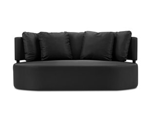 Lauko sofa Calme Jardin Barts, juoda kaina ir informacija | Lauko kėdės, foteliai, pufai | pigu.lt