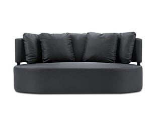 Lauko sofa Calme Jardin Barts, tamsiai pilka kaina ir informacija | Lauko kėdės, foteliai, pufai | pigu.lt