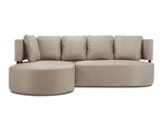 Keturvietė kampinė lauko sofa Calme Jardin Barts, smėlio spalvos