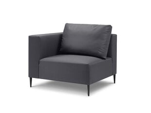 Kampinė modulinės sofos dalis Calme Jardin Fiji, tamsiai pilka kaina ir informacija | Lauko kėdės, foteliai, pufai | pigu.lt