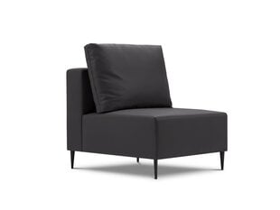 Vidurinė modulinės sofos dalis Calme Jardin Fiji, juoda kaina ir informacija | Lauko kėdės, foteliai, pufai | pigu.lt