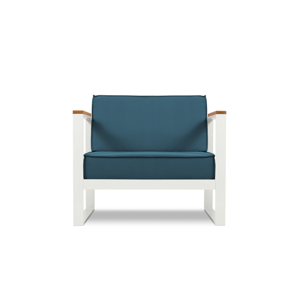 Lauko fotelis Calme Jardin Tahiti, mėlynas kaina ir informacija | Lauko kėdės, foteliai, pufai | pigu.lt